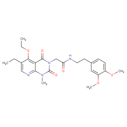 N-[2-(3,4-dimethoxyphenyl)ethyl]-2-{5-ethoxy-6-ethyl-1-methyl-2,4-dioxo-1H,2H,3H,4H-pyrido[2,3-d]pyrimidin-3-yl}acetamide
