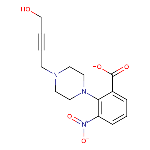 2-[4-(4-HYDROXYBUT-2-YNYL)PIPERAZIN-1-YL]-3-NITROBENZOIC ACID