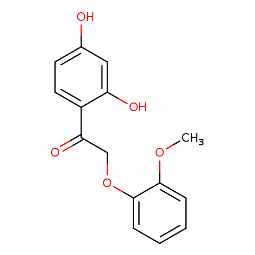 1-(2,4-Dihydroxyphenyl)-2-(2-methoxyphenoxy)ethanone
