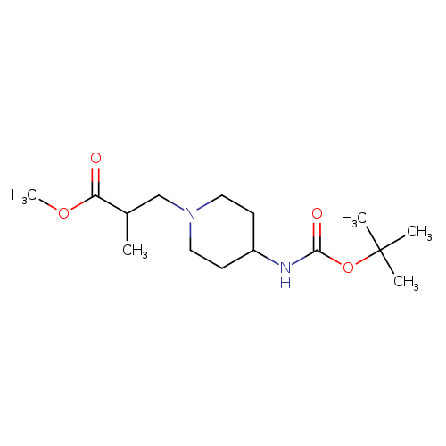 3-(4-Boc-amino-piperidin-1-yl)-2-methyl-propionic acid methyl ester