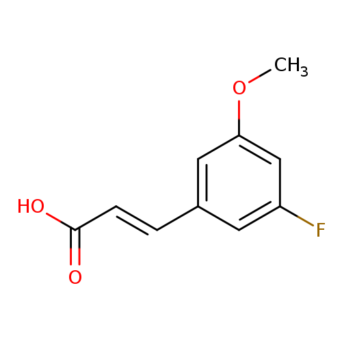 3-(3-fluoro-5-methoxyphenyl)prop-2-enoic acid