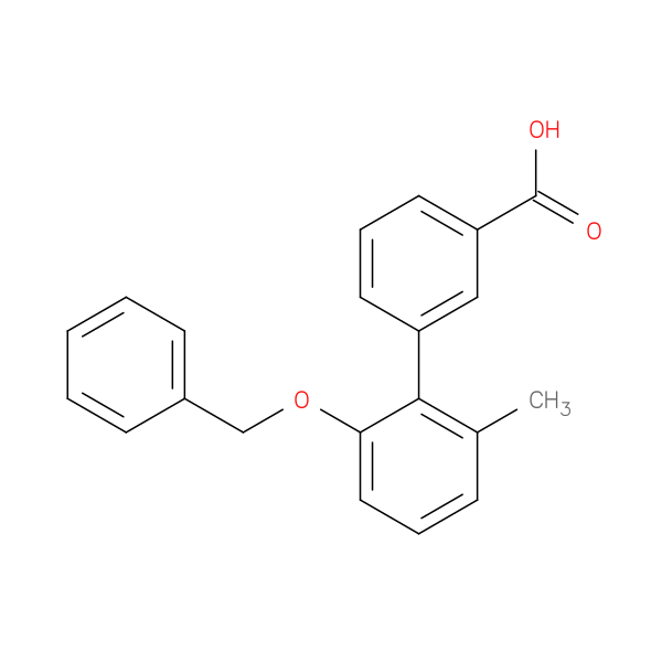 2-Benzyloxy-6-methylbiphenyl-3'-carboxylic acid