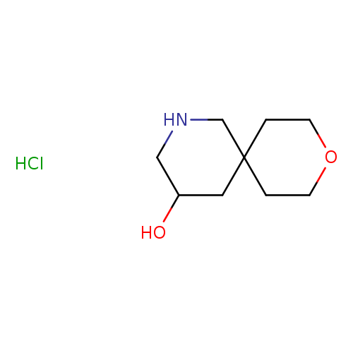 9-oxa-2-azaspiro[5.5]undecan-4-ol hydrochloride