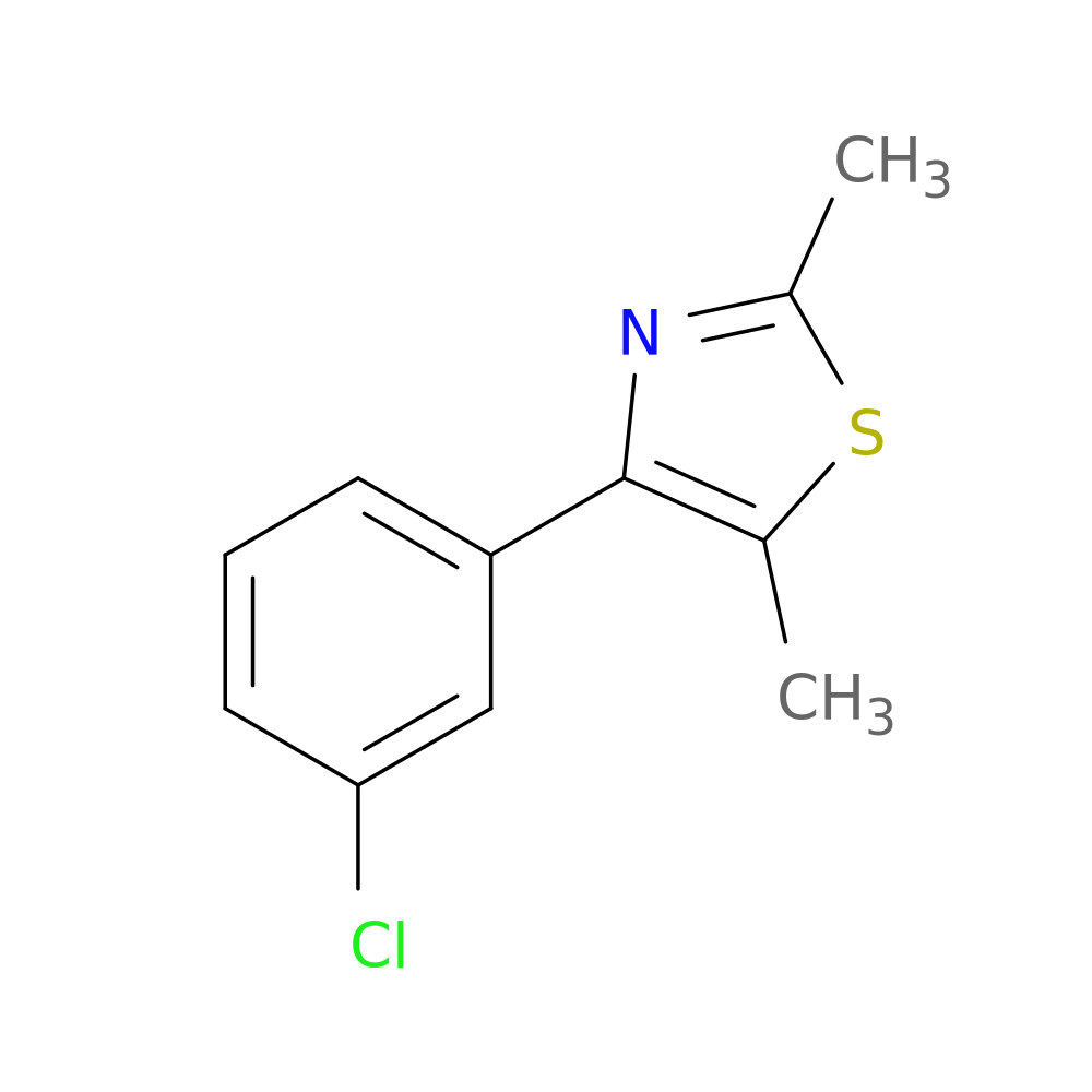 4-(3-Chlorophenyl)-2,5-dimethylthiazole