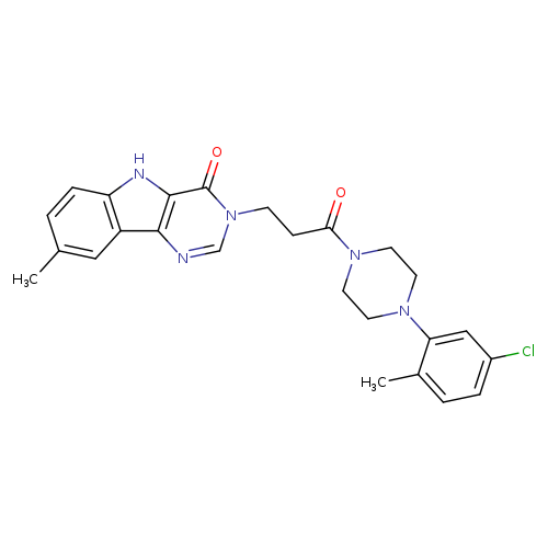 3-{3-[4-(5-chloro-2-methylphenyl)piperazin-1-yl]-3-oxopropyl}-8-methyl-3H,4H,5H-pyrimido[5,4-b]indol-4-one