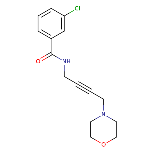 3-chloro-N-[4-(morpholin-4-yl)but-2-yn-1-yl]benzamide