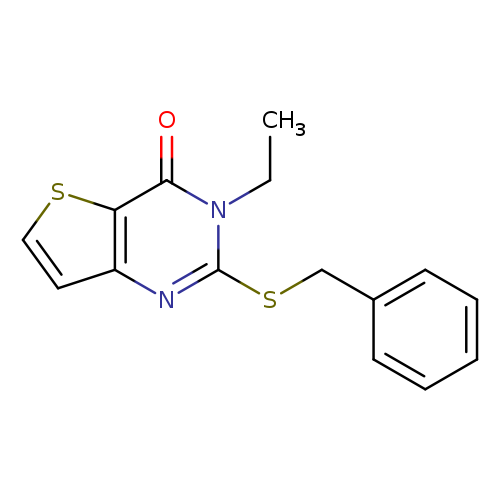 2-(benzylsulfanyl)-3-ethyl-3H,4H-thieno[3,2-d]pyrimidin-4-one