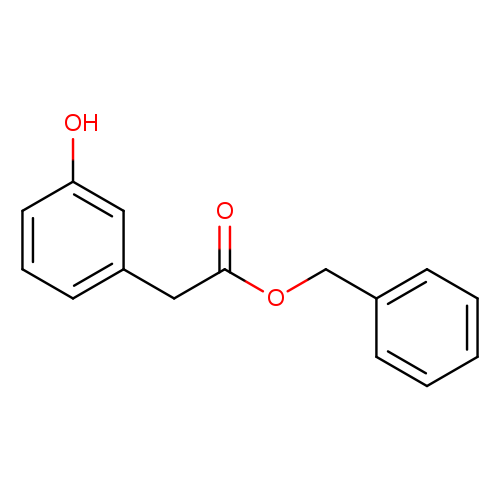 Benzeneacetic acid, 3-hydroxy-, phenylmethyl ester