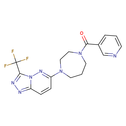 1-(pyridine-3-carbonyl)-4-[3-(trifluoromethyl)-[1,2,4]triazolo[4,3-b]pyridazin-6-yl]-1,4-diazepane
