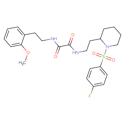 N-{2-[1-(4-fluorobenzenesulfonyl)piperidin-2-yl]ethyl}-N'-[2-(2-methoxyphenyl)ethyl]ethanediamide