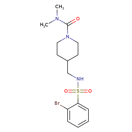 4-[(2-bromobenzenesulfonamido)methyl]-N,N-dimethylpiperidine-1-carboxamide