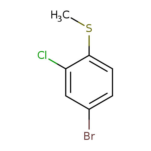 Benzene, 4-bromo-2-chloro-1-(methylthio)-