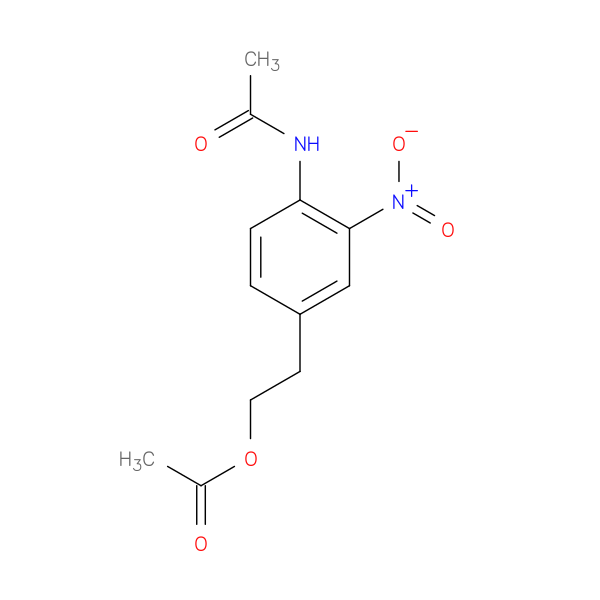 Acetamide, N-[4-[2-(acetyloxy)ethyl]-2-nitrophenyl]-