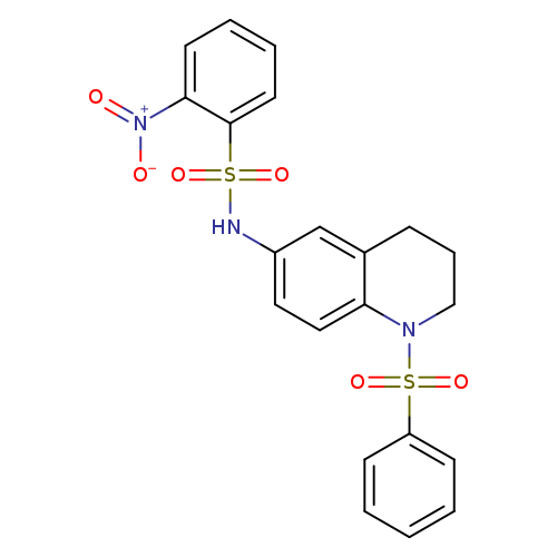 N-[1-(benzenesulfonyl)-1,2,3,4-tetrahydroquinolin-6-yl]-2-nitrobenzene-1-sulfonamide