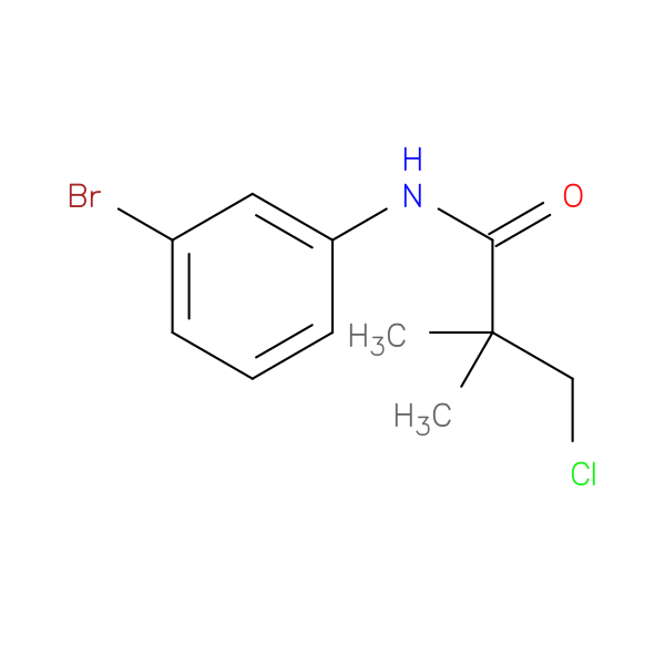 N-(3-bromophenyl)-3-chloro-2,2-dimethylpropanamide