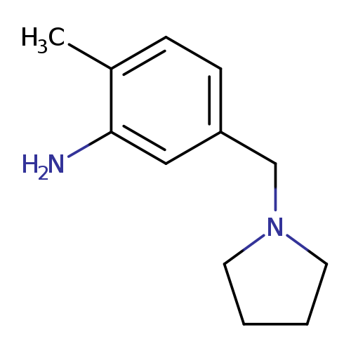2-methyl-5-(pyrrolidin-1-ylmethyl)aniline