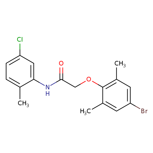 2-(4-bromo-2,6-dimethylphenoxy)-N-(5-chloro-2-methylphenyl)acetamide