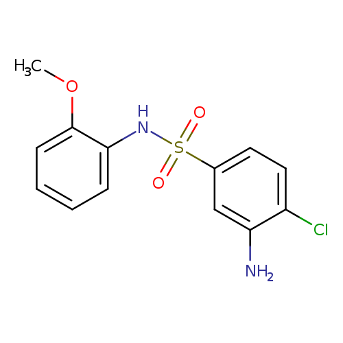 3-amino-4-chloro-N-(2-methoxyphenyl)benzene-1-sulfonamide