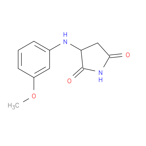 3-[(3-methoxyphenyl)amino]pyrrolidine-2,5-dione