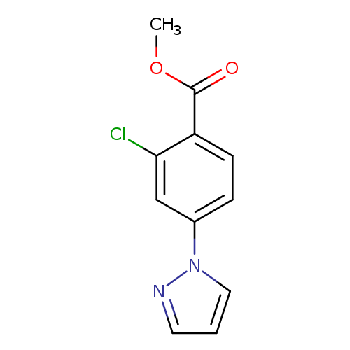 Methyl 2-chloro-4-(1H-pyrazol-1-yl)benzoate