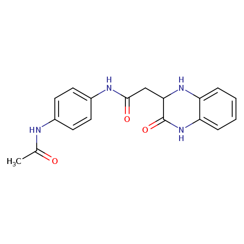 N-(4-acetamidophenyl)-2-(3-oxo-1,2,3,4-tetrahydroquinoxalin-2-yl)acetamide