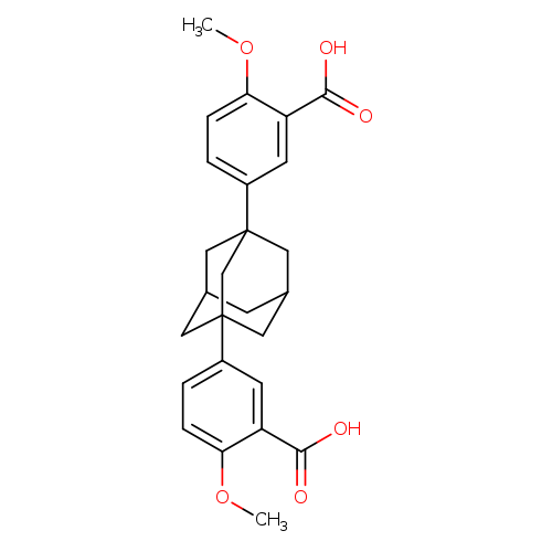 3,3'-Tricyclo[3.3.1.1(3,7)]decane-1,3-diylbis(6-methoxybenzoic acid)
