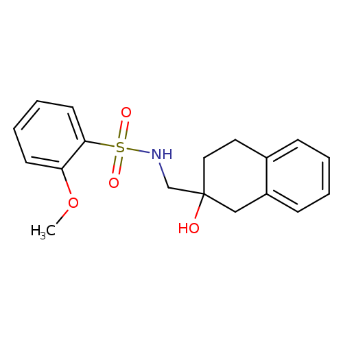 N-[(2-hydroxy-1,2,3,4-tetrahydronaphthalen-2-yl)methyl]-2-methoxybenzene-1-sulfonamide