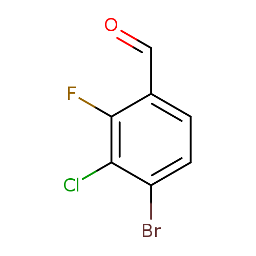 4-bromo-3-chloro-2-fluorobenzaldehyde
