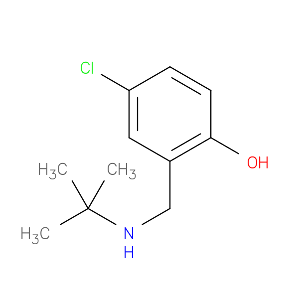 2-[(tert-butylamino)methyl]-4-chlorophenol