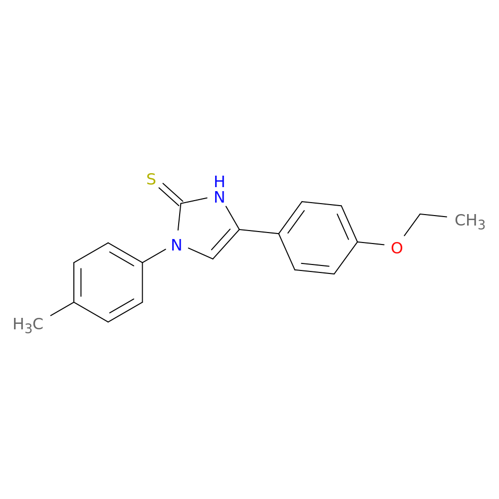 4-(4-ethoxyphenyl)-1-(4-methylphenyl)-2,3-dihydro-1H-imidazole-2-thione