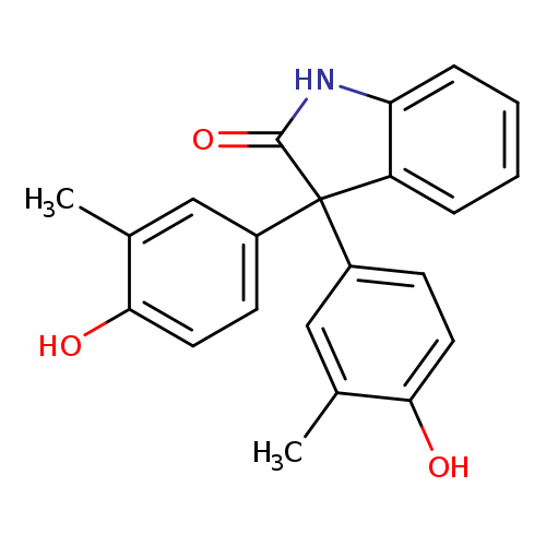 3,3-BIS(3-METHYL-4-HYDROXYPHENYL)INDOLINE-2-ON