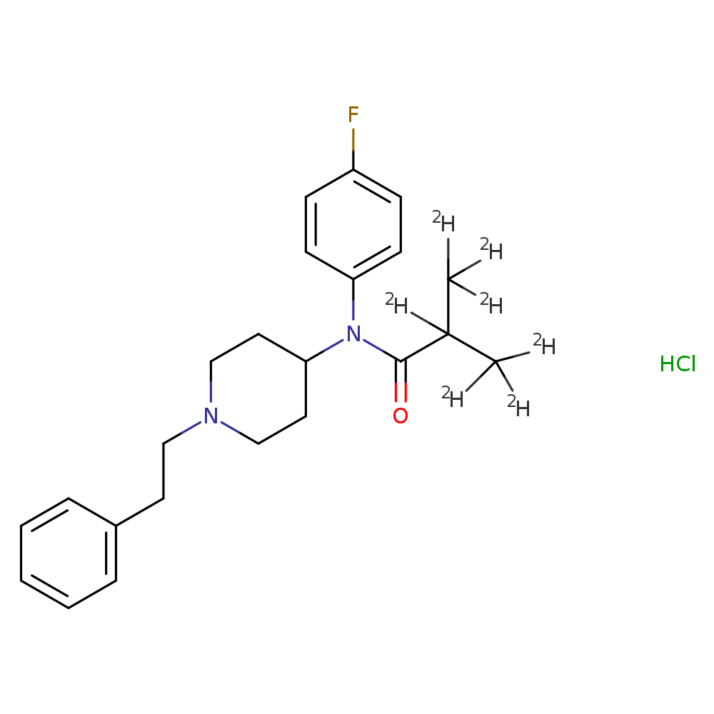 N-(4-fluorophenyl)-2-(methyl-d3)-N-(1-phenethylpiperidin-4-yl)propanamide-2,3,3,3-d4hydrochloride