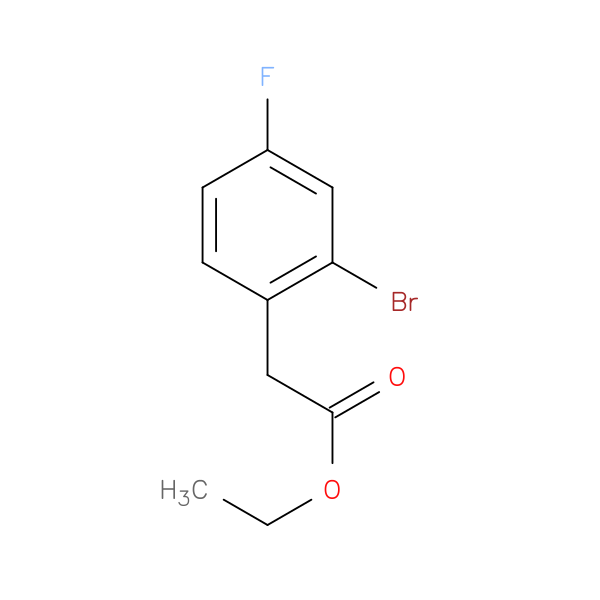 Ethyl 2-(2-bromo-4-fluorophenyl)acetate