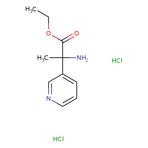 ethyl 2-amino-2-(pyridin-3-yl)propanoate dihydrochloride