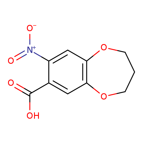 8-nitro-3,4-dihydro-2h-1,5-benzodioxepine-7-carboxylic acid