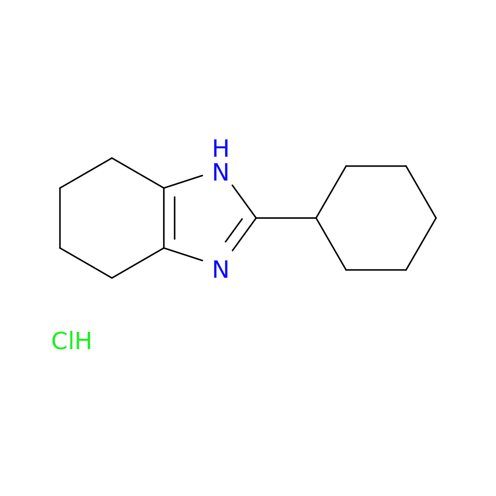 2-cyclohexyl-4,5,6,7-tetrahydro-1H-1,3-benzodiazole hydrochloride