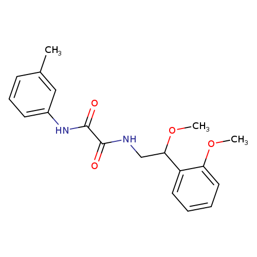 N-[2-methoxy-2-(2-methoxyphenyl)ethyl]-N'-(3-methylphenyl)ethanediamide