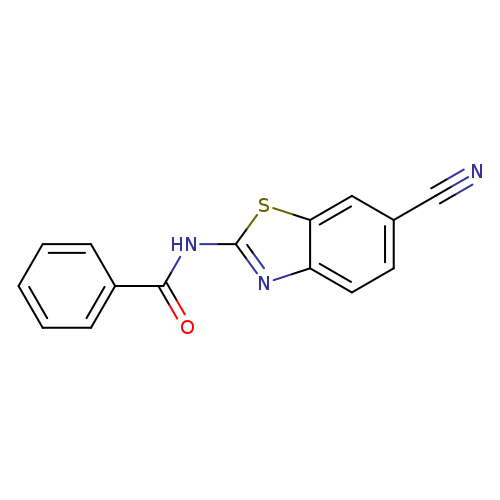 N-(6-cyano-1,3-benzothiazol-2-yl)benzamide