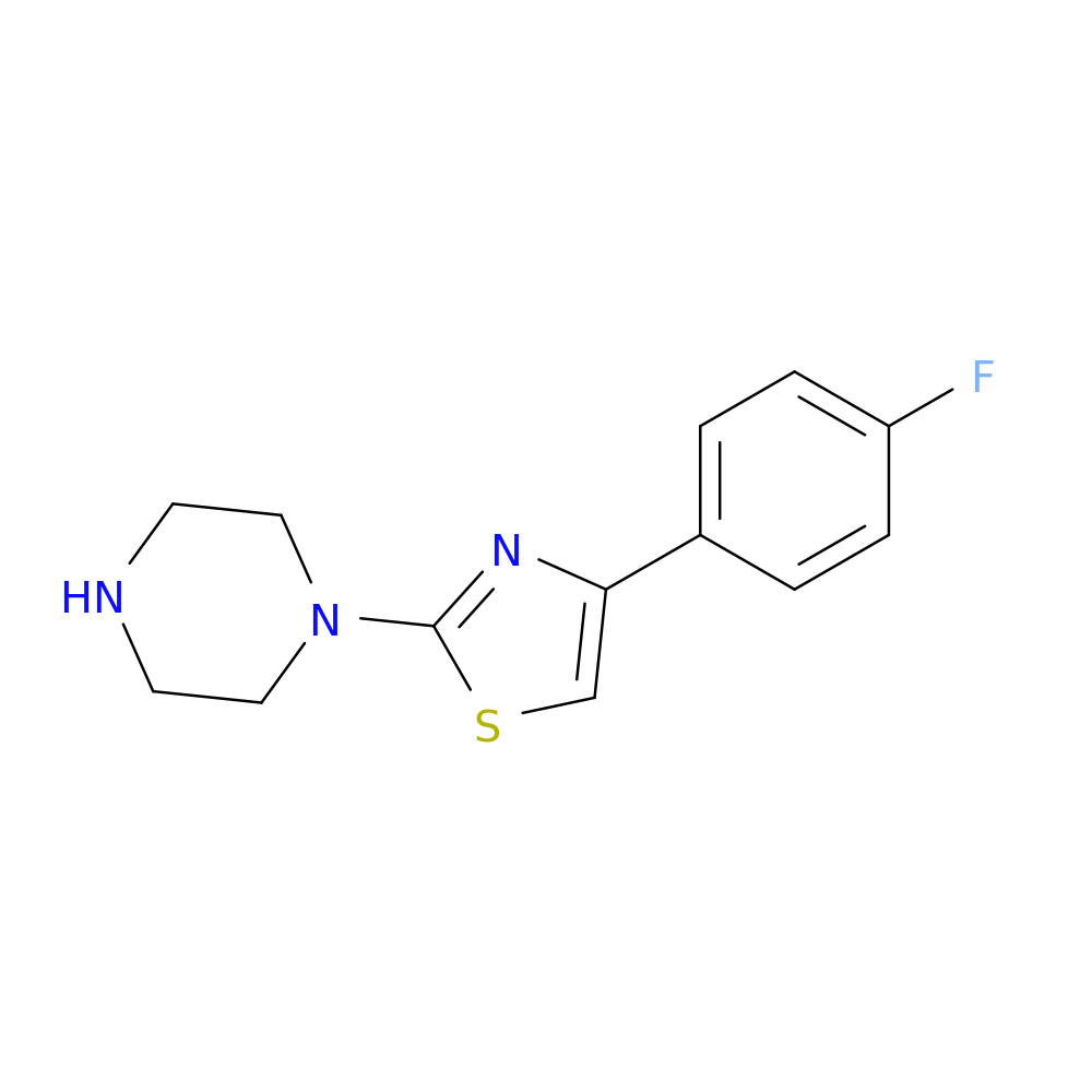 1-[4-(4-Fluorophenyl)-1,3-thiazol-2-yl]piperazine trihydrate
