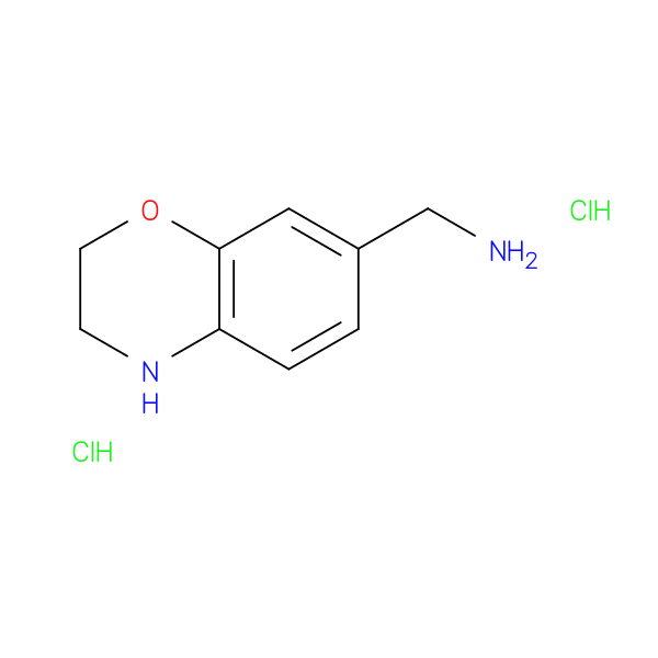 (3,4-dihydro-2H-1,4-benzoxazin-7-yl)methanamine dihydrochloride