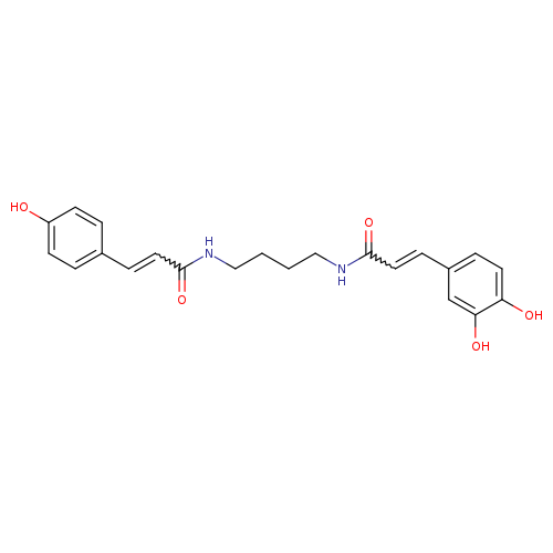 2-Propenamide, 3-(3,4-dihydroxyphenyl)-N-[4-[[3-(4-hydroxyphenyl)-1-oxo-2-propen-1-yl]amino]butyl]-