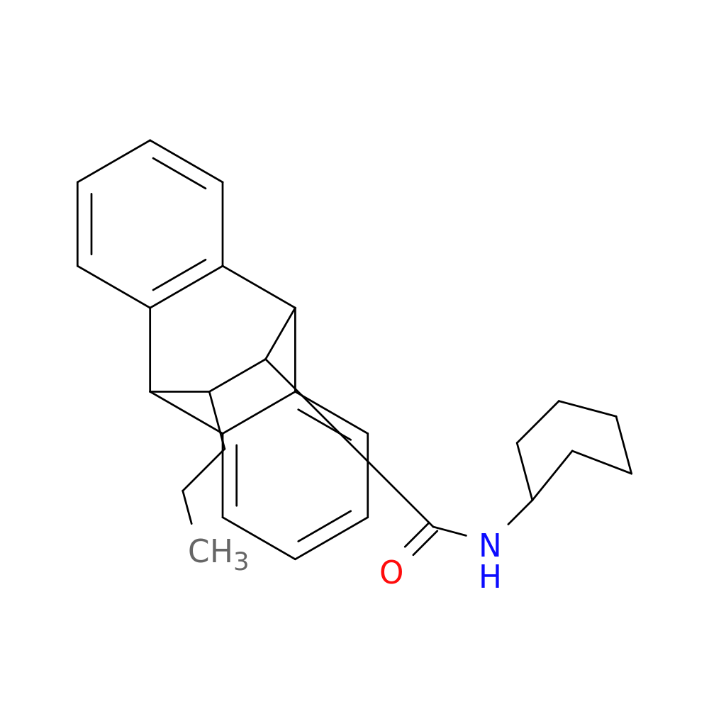 N-cyclohexyl-16-propyltetracyclo[6.6.2.0~2,7~.0~9,14~]hexadeca-2,4,6,9,11,13-hexaene-15-carboxamide