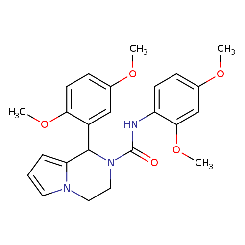 N-(2,4-dimethoxyphenyl)-1-(2,5-dimethoxyphenyl)-1H,2H,3H,4H-pyrrolo[1,2-a]pyrazine-2-carboxamide