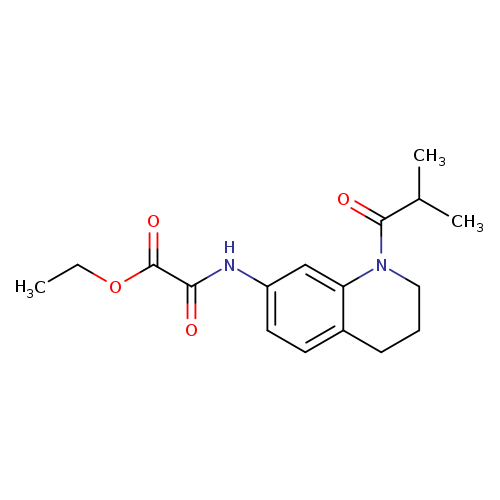 ethyl {[1-(2-methylpropanoyl)-1,2,3,4-tetrahydroquinolin-7-yl]carbamoyl}formate