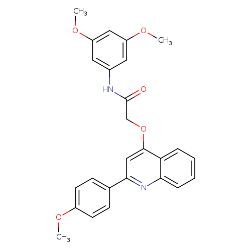 N-(3,5-dimethoxyphenyl)-2-{[2-(4-methoxyphenyl)quinolin-4-yl]oxy}acetamide