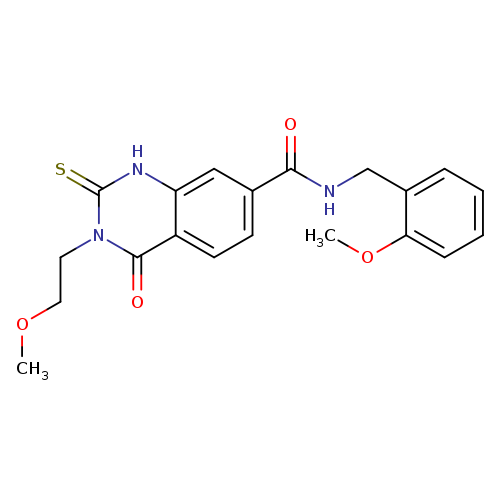3-(2-methoxyethyl)-N-[(2-methoxyphenyl)methyl]-4-oxo-2-sulfanylidene-1,2,3,4-tetrahydroquinazoline-7-carboxamide