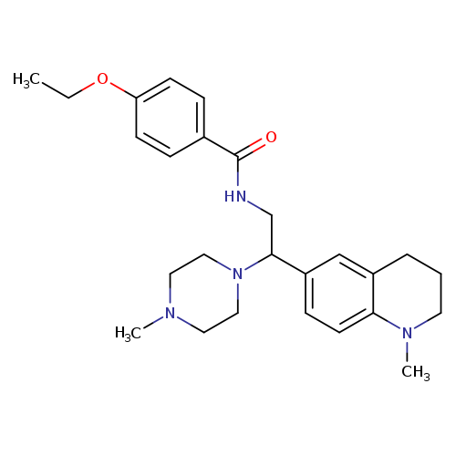 4-ethoxy-N-[2-(1-methyl-1,2,3,4-tetrahydroquinolin-6-yl)-2-(4-methylpiperazin-1-yl)ethyl]benzamide