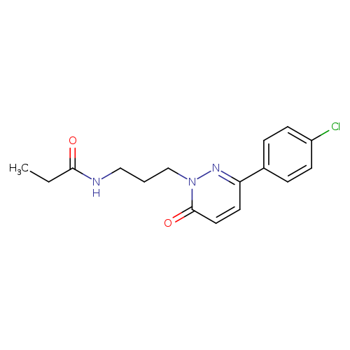 N-{3-[3-(4-chlorophenyl)-6-oxo-1,6-dihydropyridazin-1-yl]propyl}propanamide