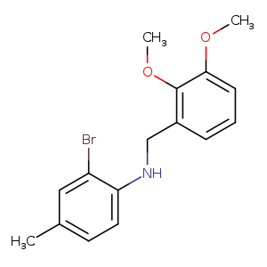 N-{[2,3-bis(methyloxy)phenyl]methyl}-2-bromo-4-methylaniline