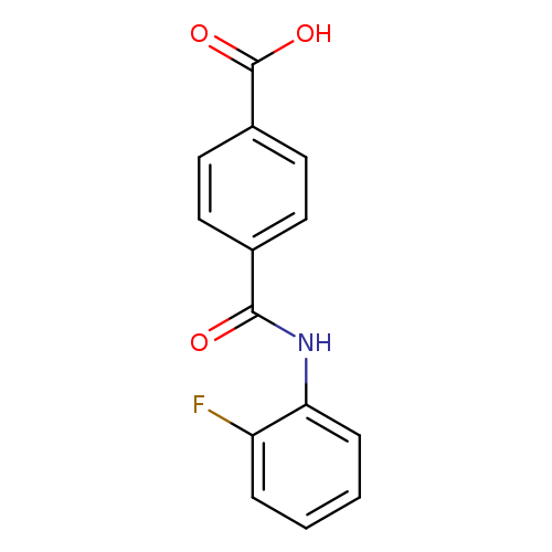 4-[(2-fluorophenyl)carbamoyl]benzoic acid
